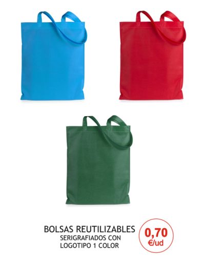 Oferta bolsas reutilizables - Arte Marketing